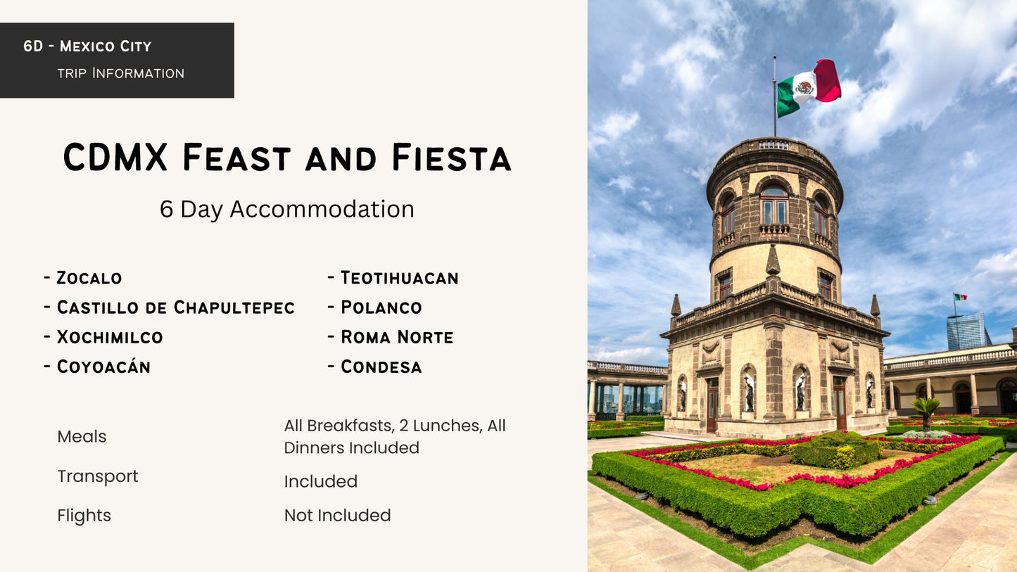Mexico City Feast & Fiesta with @Ummmcanunot - Reservation Deposit