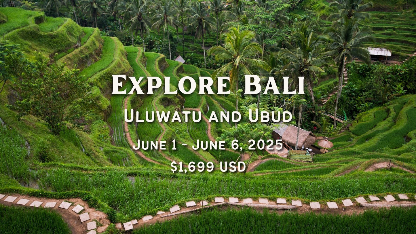 Explore Bali with @Wonderful_Places & @travelingwithsue - Reservation Deposit