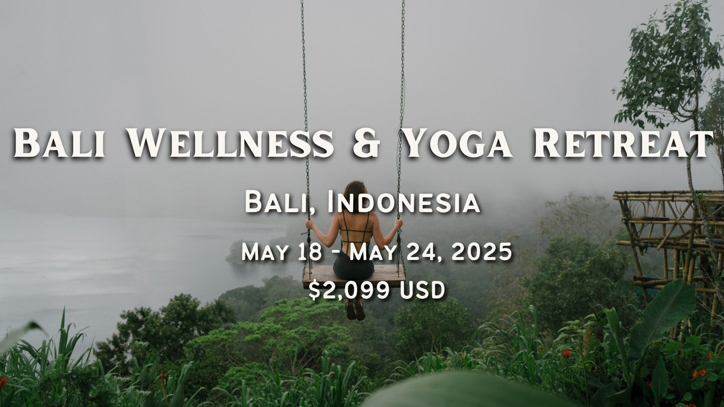 Bali Wellness & Yoga Retreat with Yoga x Lee - Booking Deposit