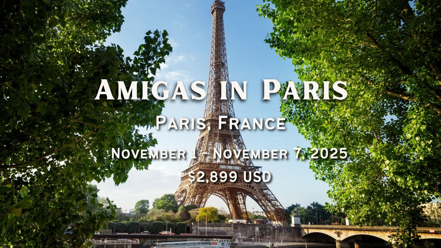 Amigas in Paris with Amigas y Mas Social - Booking Deposit