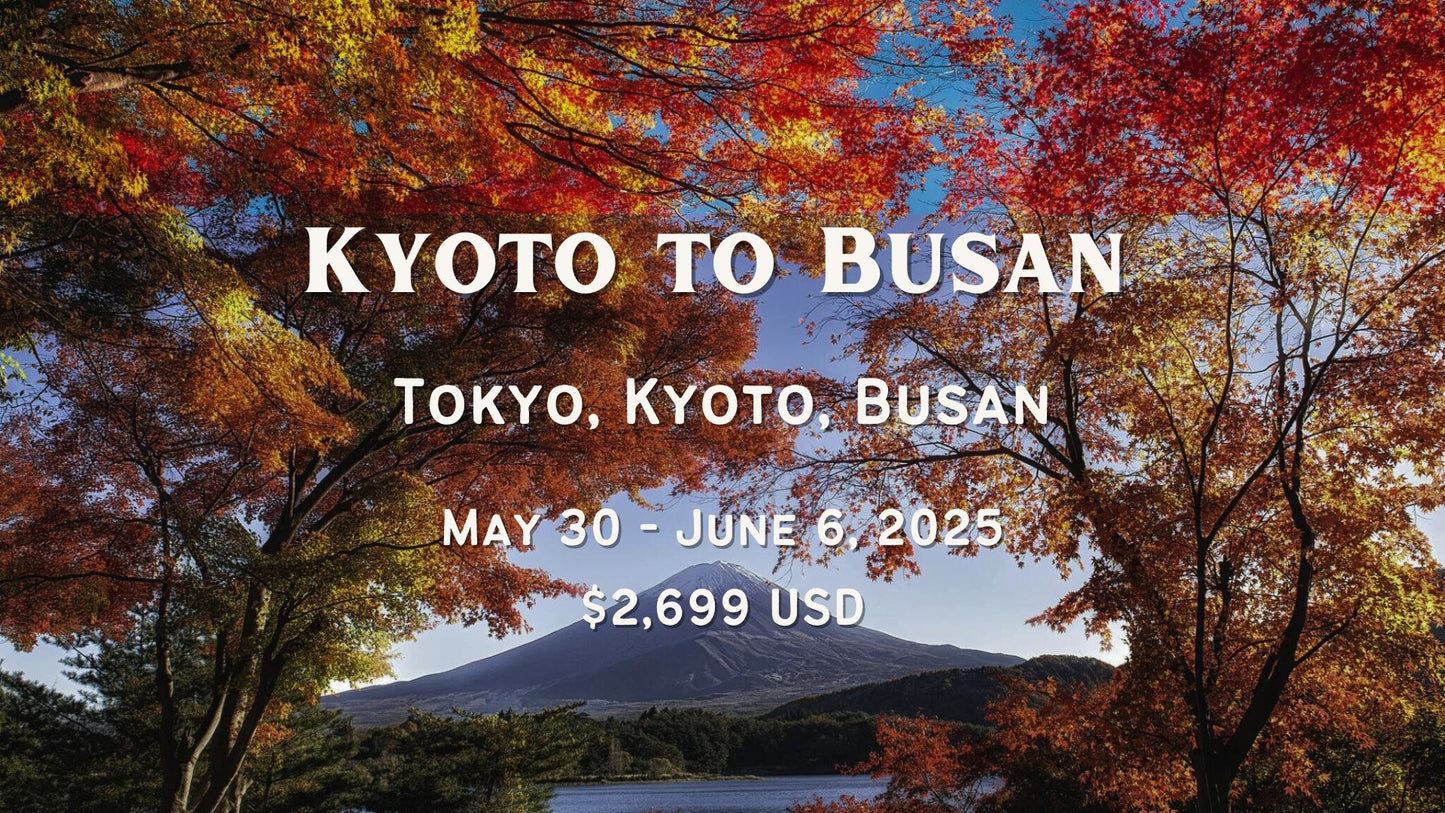 Tokyo to Busan with Rachel Van Dyken - Booking Deposit