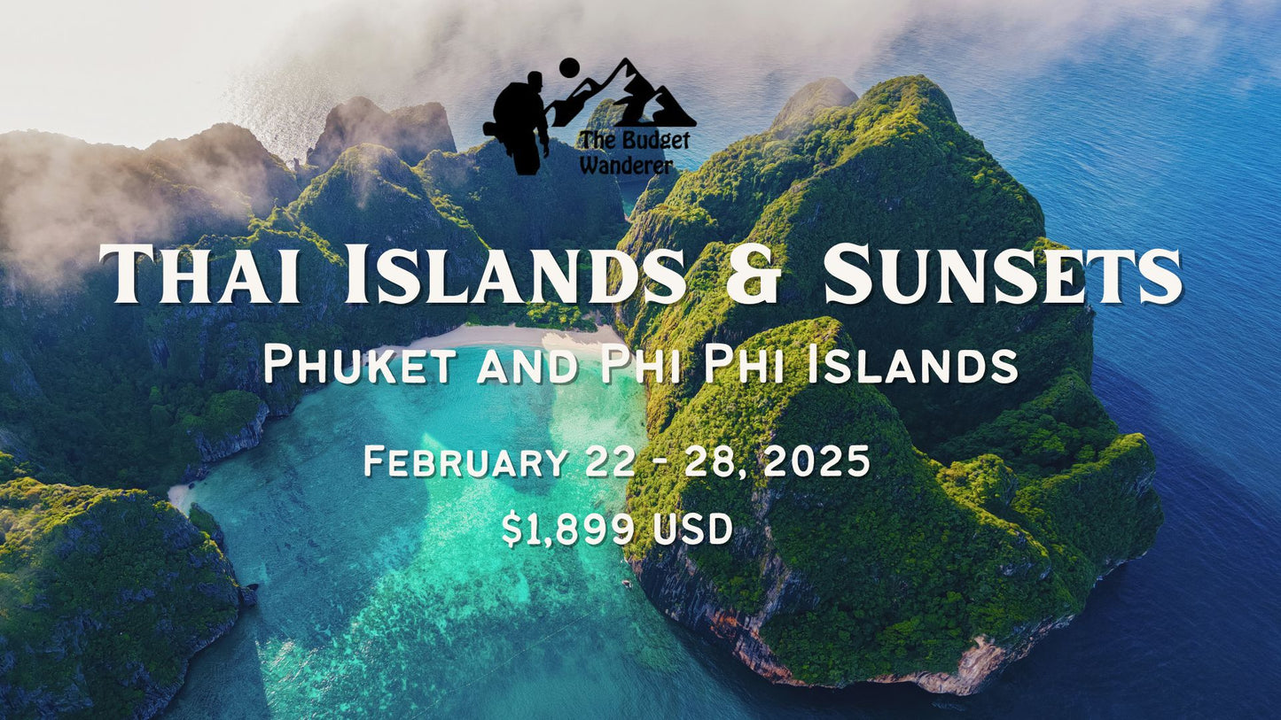 Thai Islands and Sunsets with @Wonderful_Places & @travelingwithsue - Reservation Deposit